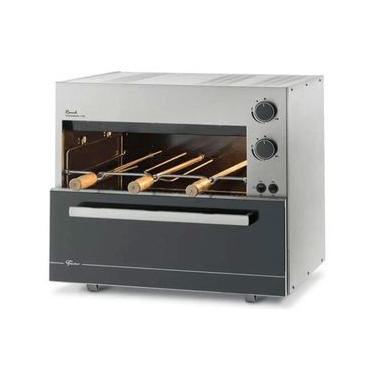 Imagem de Churrasqueira Fischer  a Gás Glp Bancada e Embutir Ranch 3 Espetos Inox Bivolt INOX / Bivolt