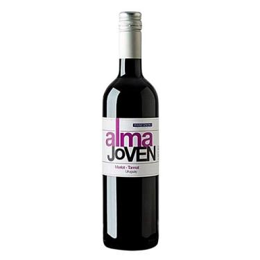 Imagem de Vinho Uruguaio Tinto Alma Joven Merlot/Tannat 750ml - 60% Merlot e 40%