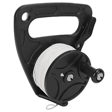 Imagem de KIMISS Carretéis de Mergulho Carretel de Corda de Mergulho Carretel de Dedo - Linha de Nylon Multifuncional de 46 M para Cavernas, Naufrágios e Com Snorkel - Acessório de Leve e Resistente à