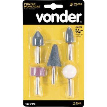 Imagem de Jogo ponta montada com 5 peças vdp05 Vonder