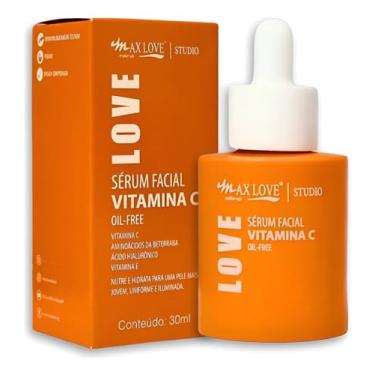 Imagem de Max Love Studio Sérum Facial com Vitamina C e Vitamina E, Oil-Free, Hidratante e Iluminador, 30ml