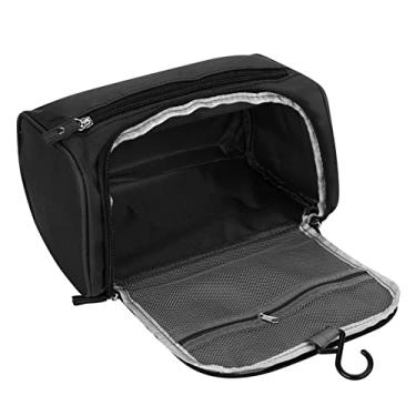 Imagem de GLOGLOW Suprimentos de Armazenamento Saco de Armazenamento de Shampoo, Nylon, Leve para Viagens, 9,44 X 6,10 X 4,92 Polegadas, Vermelho Preto Azul Cinza Portátil à Prova d'água Nan (Preto)