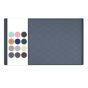 Imagem de URMONA Tapete embaixo da pia para cozinha, impermeável, 86 cm x 48 cm, tapete de silicone embaixo da pia para organizador de prateleiras, protetor de pia de armário, forro embaixo da pia para cozinha