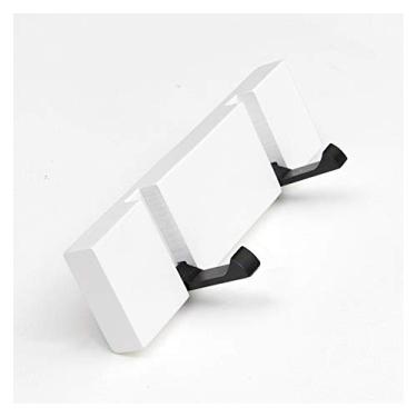 Imagem de Cabide de parede para cabide montado na parede, ganchos simples de bambu, cabide dobrável para casacos, atrás da porta criativa, decoração de parede, gancho, cabideiro, cabide