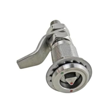 Imagem de Fechadura cilíndrica de aço inoxidável ajustável chassi armário folha de ferro fechadura lingueta porta 1 peça (triângulo, não ajustável)