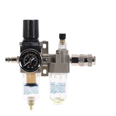 Imagem de Compressor de ar filtro de óleo regulador pneumático separador de água duas peças 0-1MPa 150PSI AC2010-02 1 peça (AC2010-02 W PC 6 mm)