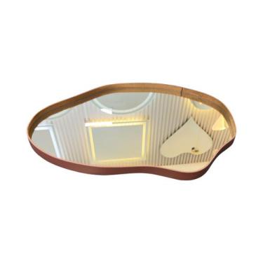 Imagem de Bandeja Orgânica GRANDE Espelhada material ecológico Decorativa Modelo