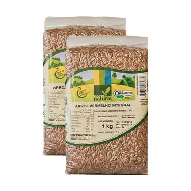 Imagem de Kit 2X: Arroz Vermelho Integral Orgânico Coopernatural 1kg