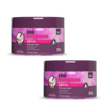 Imagem de Kit 2 Creme Esfoliante Corporal e Rosto Ameixa Esfoliação para Corpo P