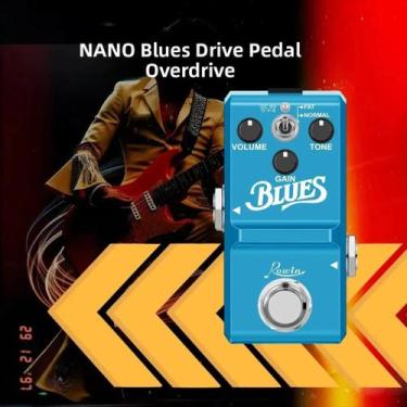 Imagem de Pedal De Overdrive Blues Drive Rowin NANO Para Guitarra Elétrica, Efei