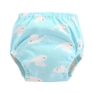 Imagem de Calças De Treinamento De Algodão Para Bebês, Fraldas De Tecido Reutili