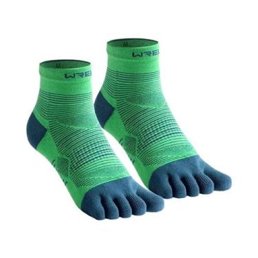 Imagem de Meias De Corrida Masculinas COOLMAX De Cinco Dedos, Respiráveis, De Se