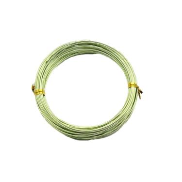 Imagem de Fio de artesanato de alumínio colorido de 1 mm - rolo de 10 m para fazer joias, escultura DIY, contas, artesanato de modelos - Arame artístico de cores sortidas para projetos artísticos DIY (cor