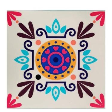 Imagem de 1PC Adesivos de Parede Autoadesivos Retrô Telha PVC Removíveis para Decoração Cozinha Banheiro e Casa Proteção Organizada Fácil Aplicar Peel and Stick