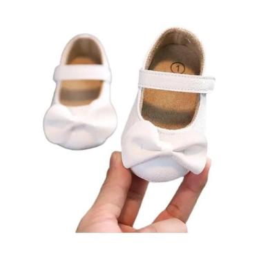 Imagem de Sapatos Mary Jane Leves E Antiderrapantes Para Meninas, Cor Sólida, Ca