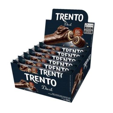 Imagem de Chocolate Trento Wafer Dark 29g - Embalagem com 16 Unidades