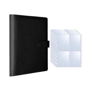 Imagem de Álbum De Fotos A5 Em PVC Com Capa De Caderno, 25 Folhas, Bolsa De Arma