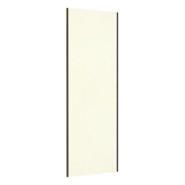 Imagem de Porta de Correr Closet 80cm com Puxador Perfil Inox e Kit Ferragem Pri