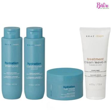 Imagem de Kit Braé Stages Hydration - Shampoo 250ml + Condicionador 250ml + Másc
