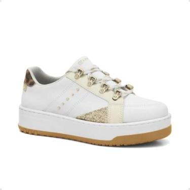 Imagem de Tênis Moda Feminino Casual Ramarim Branco, Branco, Coconut, 37