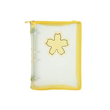 Imagem de Fichário com Zíper - 4 argolas - Colegial - Polipropileno - Transparente - Teen AMARELO