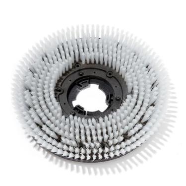 Imagem de Escova de limpeza de piso comercial de 30 a 53 cm, adequada para máquina de lavar roupa, escova média branca (escova de 43 cm)