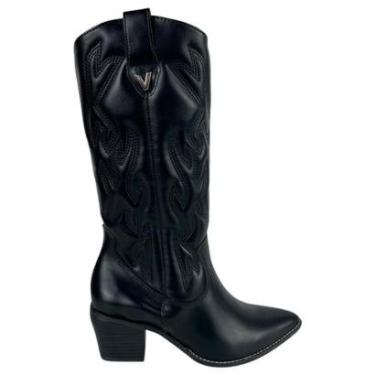 Imagem de Bota Western Country Feminina Via Marte Bico Fino Cor:;Tamanho:35-Feminino