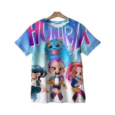 Imagem de Camiseta Infantil 3D De Anime Demon Hunters, Manga Curta, Casual, Moda