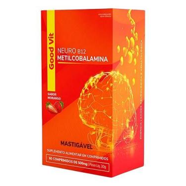 Imagem de B12 Metilcobalamina 60 Comprimidos Mastigavel Good Vit