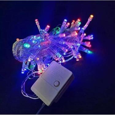 Imagem de Pisca-Pisca Luz Multifunção 100 LEDs 9 Metros Branco