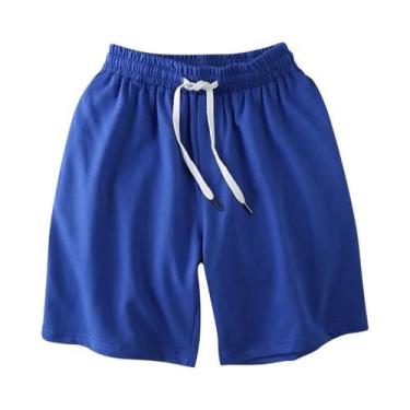 Imagem de Bermudas Masculinas De Verão Em Malha Respirável, Casuais E Largas, Ta