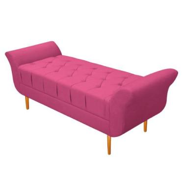 Imagem de Recamier Estofado Ari 90 cm Solteiro Corano Pink - Doce Sonho Móveis