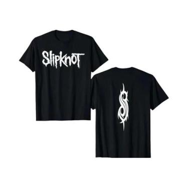 Imagem de Camiseta Unissex Y2K Slipknot Oficial Com Logo Simples, Luxo De Alta Q
