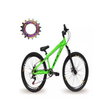 Imagem de Bicicleta Aro 26 Gta Rebel Verde Single Freio Hidráulico Aro Vmaxx