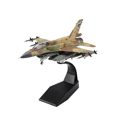 Imagem de F-16I Storm Israeli Air Force Attack Falcon Fighter Model Planes Painted Diecast Military Airplane Models for Gift