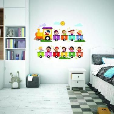 Imagem de Adesivo De Parede - Trenzinho Da Alegria -Mod01 - Lojinha Da Luc Adesi