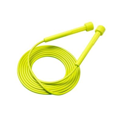 Imagem de RNXRZANK Corda de Pular Ajustável para Exercícios, Antiderrapante, com Cabo Ergonômico em PVC, Ideal para Adultos, para Uso em Academias Internas E Externas, Amarelo