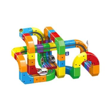 Imagem de Conjunto De Construção De Trilhos De Trem Mágico Interativo, Labirinto