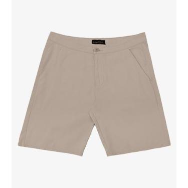 Imagem de Bermuda Masculina Sarja Diametro Bege, 44, Bege