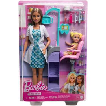 Imagem de Boneca Barbie Profissões Playset - Mattel, Dentista hkt70