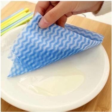 Imagem de Rolo Pano Limpa Absorve Flanela Sujeira Papel Gordura Limpeza Esfrega 