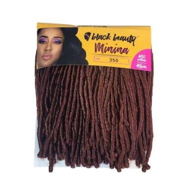 Imagem de Cabelo Crochet Minina Nina 430g - 45cm Ruivo - Black Beauty, 350