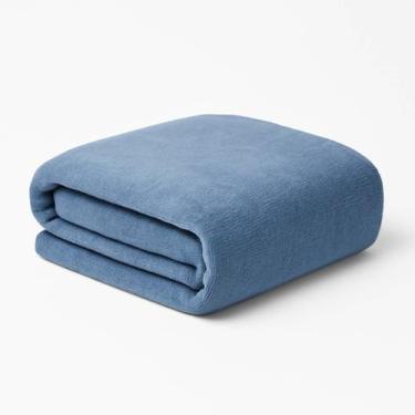 Imagem de Manta Casal Lisa Microfibra Toque Macio 180x200cm Admirare 170 gramatu