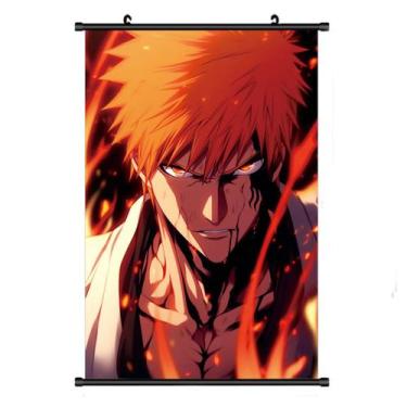 Imagem de Pintura de parede em tela Bleachs Kurosakis Ichigos Anime - yiweisai