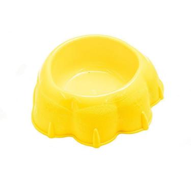 Imagem de Comedouro Pet Fox Grande Amarelo Contrera Pet Xcm