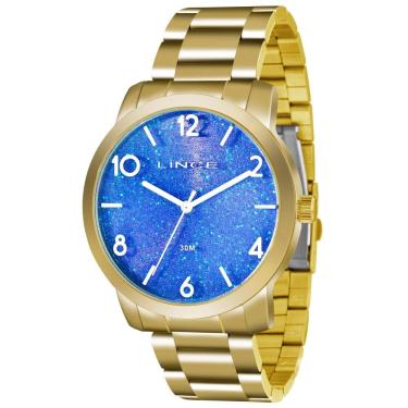 Imagem de Relógio Analógico Lince Lrg4366L D2Kx Dourado