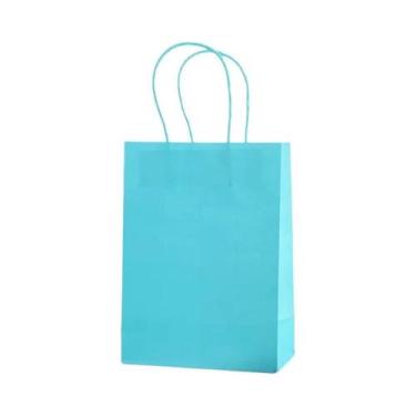 Imagem de Sacolas De Presente De Papel Kraft, 10 Peças, Multifuncionais, Reciclá