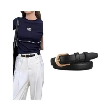 Imagem de Cinto Versátil Marrom Para Calças Western, Moda De Verão, Simples E Co