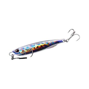 Imagem de Isca De Pesca Metálica 3D Luminosa 10g-60g, Isca Artificial Tipo Lápis