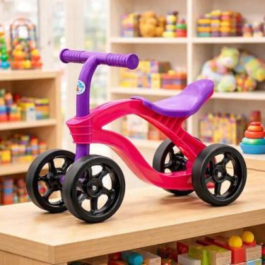 Imagem de Bicicleta De Equilíbrio Infantil 4 Rodas Sem Pedal Balance - UNITOYS B